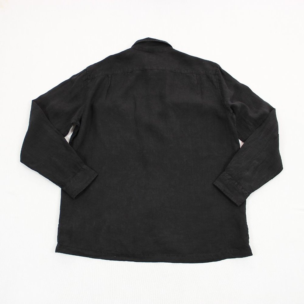 Wallace & Barnes 100% Linen Camp Collar Shirt - Picture 3 of 9